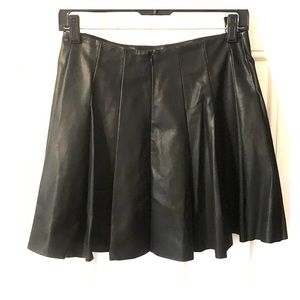 Leather skirt